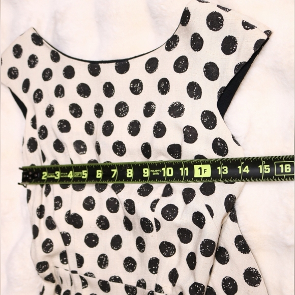 Vintage 1950's Polka Dot Mini Dress, Size 8, RARE FIND - Picture 5 of 8